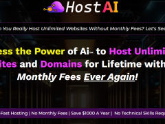 HOST AI Review : Web Unlimited Domains and Hosting One-Time Fee!