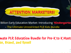 Kindergarten Genius w/ Unrestricted PLR Review